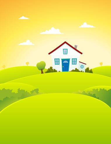 House In The Fields vector