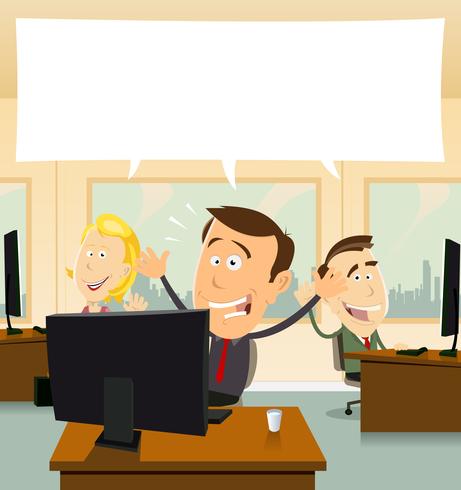 Welcome In Business vector