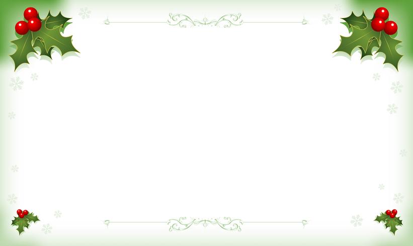 Holly Background vector