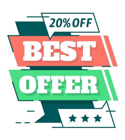 Best Offer vector
