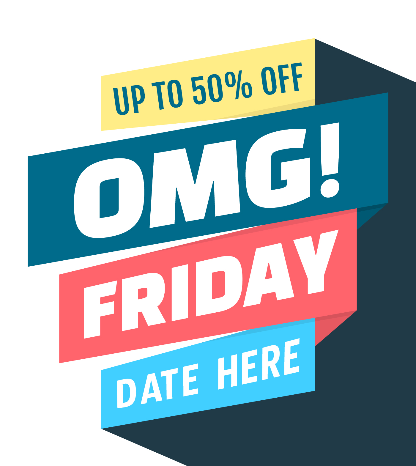 OMG! Friday! 263347 Vector Art at Vecteezy