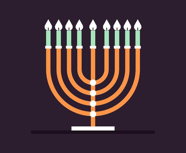 Menorah Illustration vector