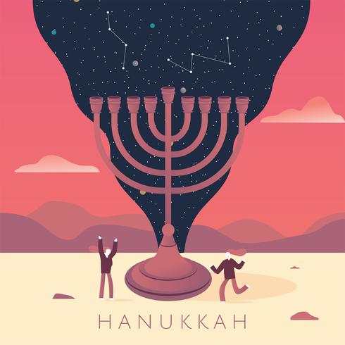 Hanukkah Vector Design