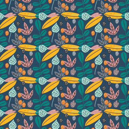 Seamless Flower Pattern Vector