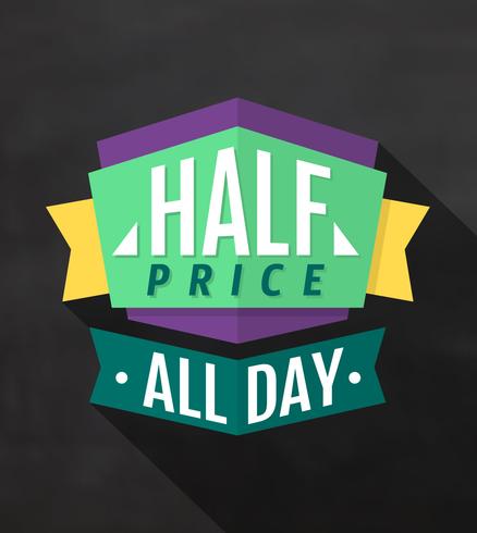 Half Price vector