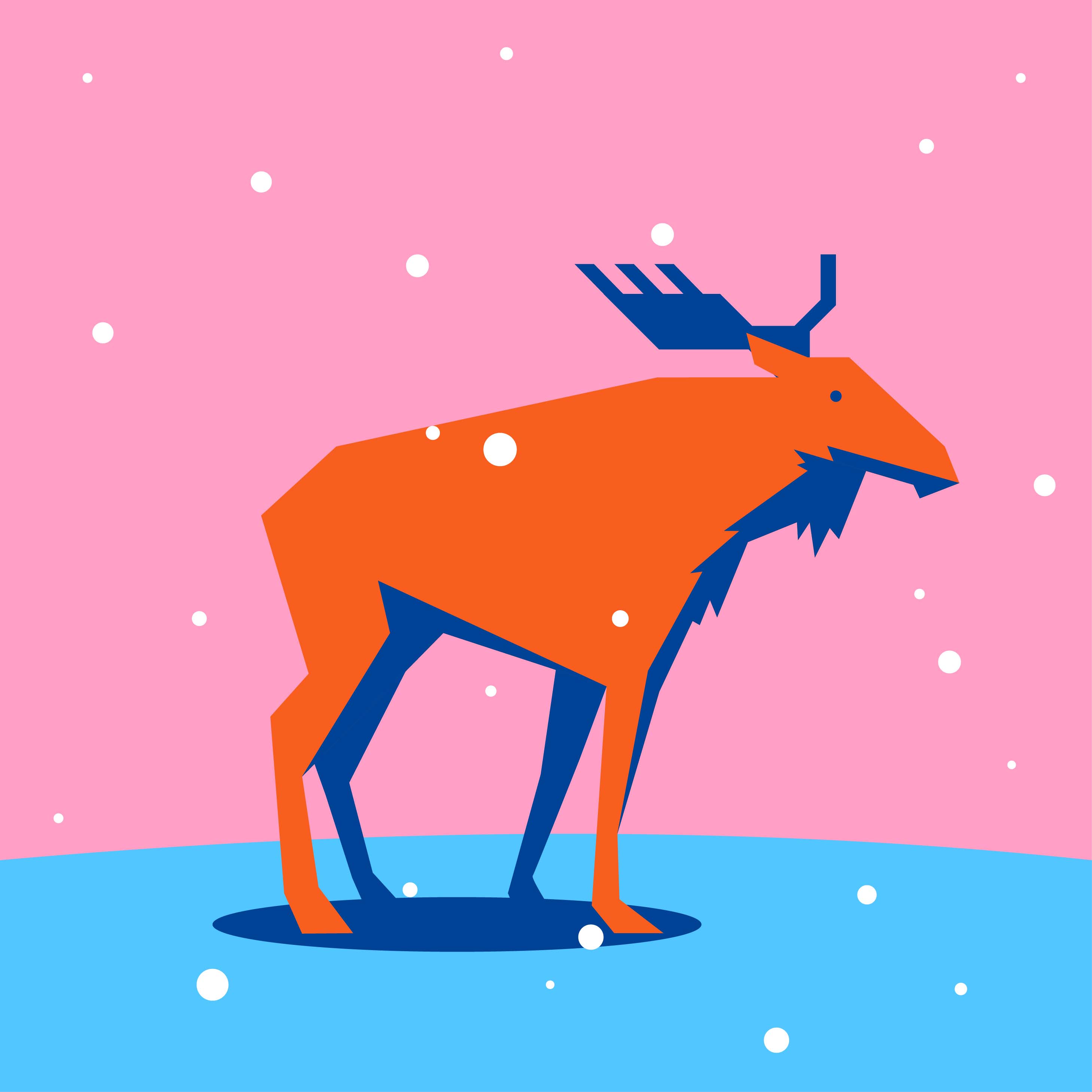 Download Moose Geometric Simple Shape Animals - Download Free ...