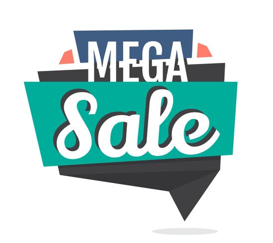 Mega Venta vector