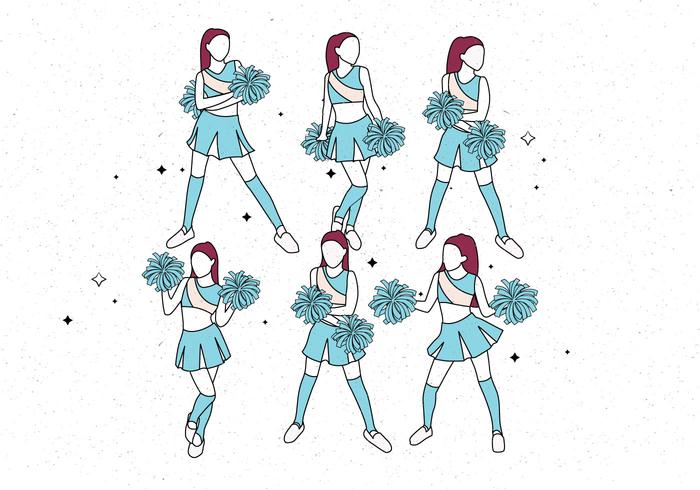 Cheerleader Vol 4 Vector