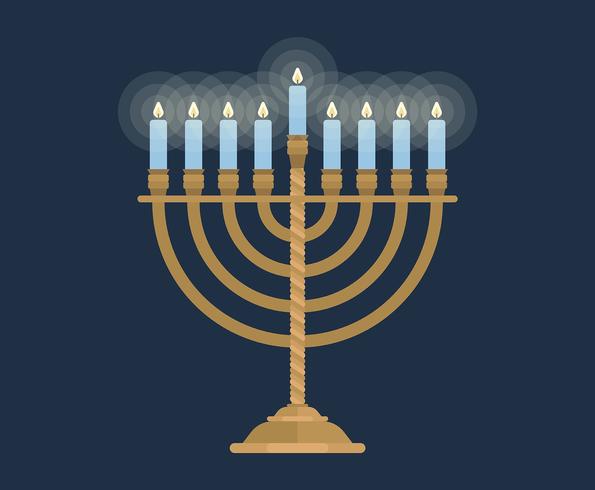 Menorah Illustration vector