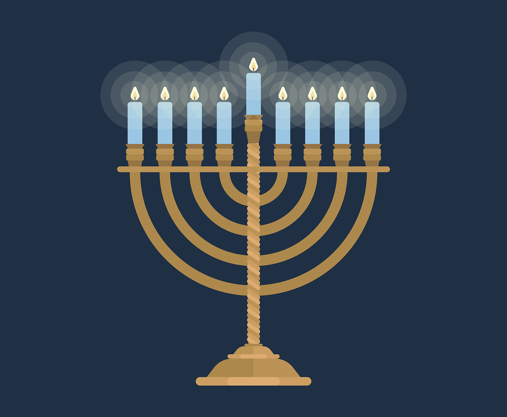 Menorah Illustration 263456 Vector Art at Vecteezy