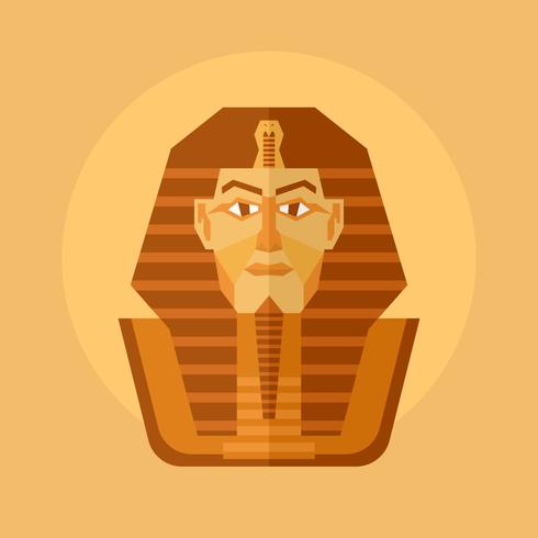 Egyptian Pharaoh Vector Illustration