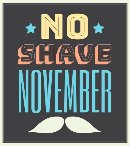 No Shave November vector