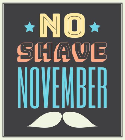 No Shave November vector