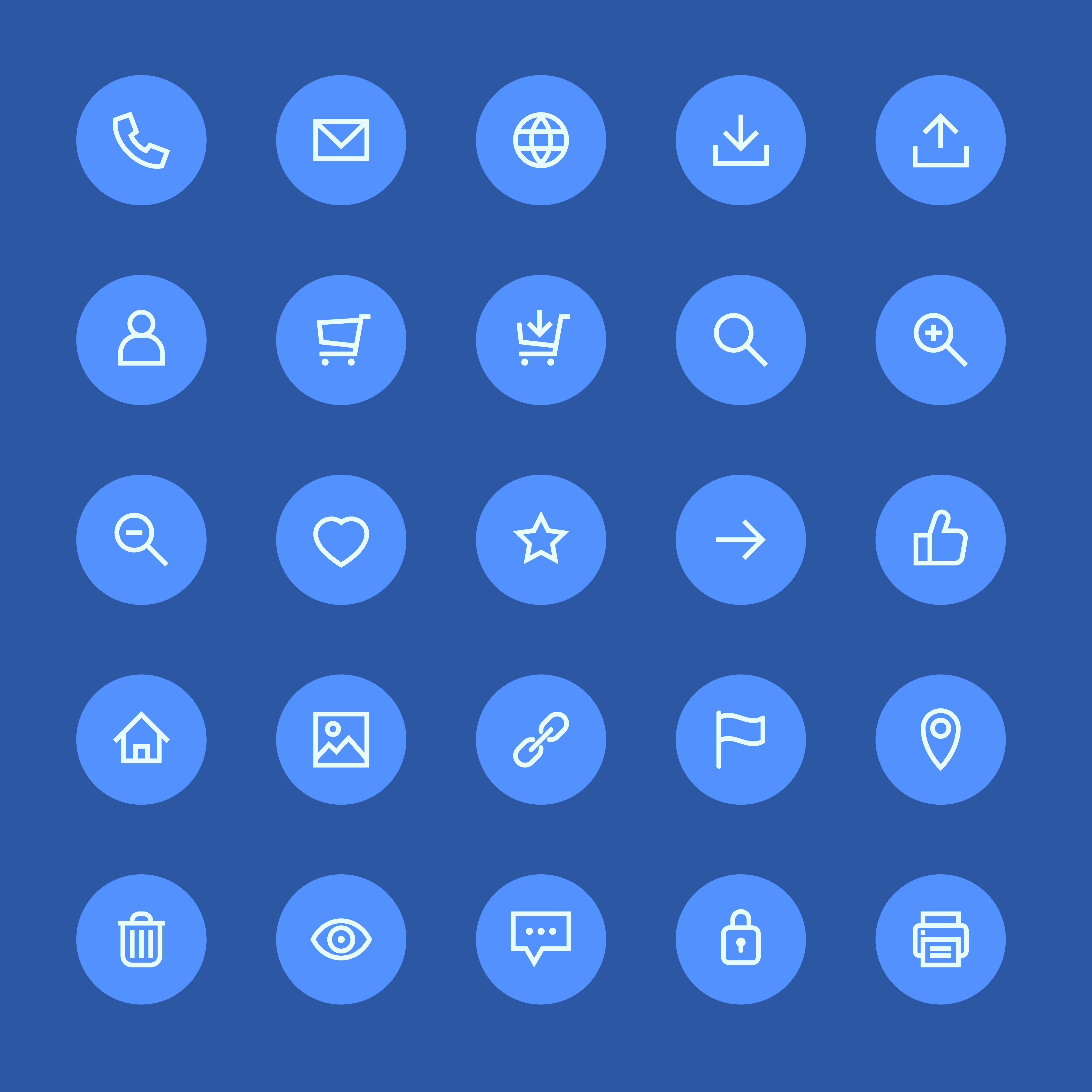 Download Most used webdesign icons, ui set - Download Free Vectors ...