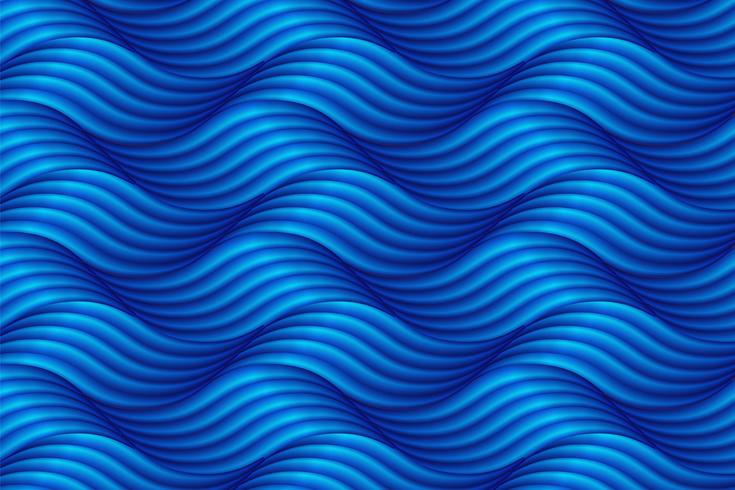 Abstract blue wave background in asian style. Vector illustratio