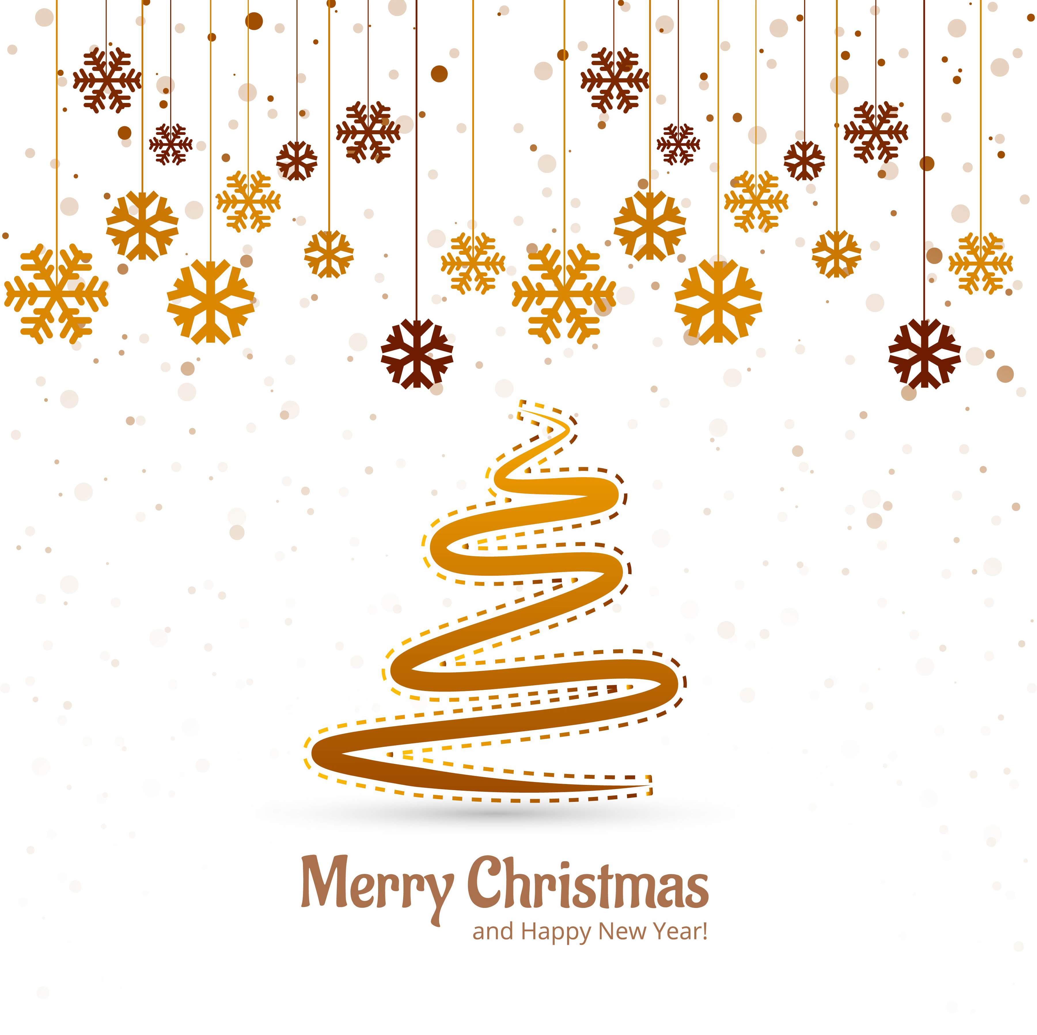 Beautiful merry christmas tree festival background vector 264303 Vector