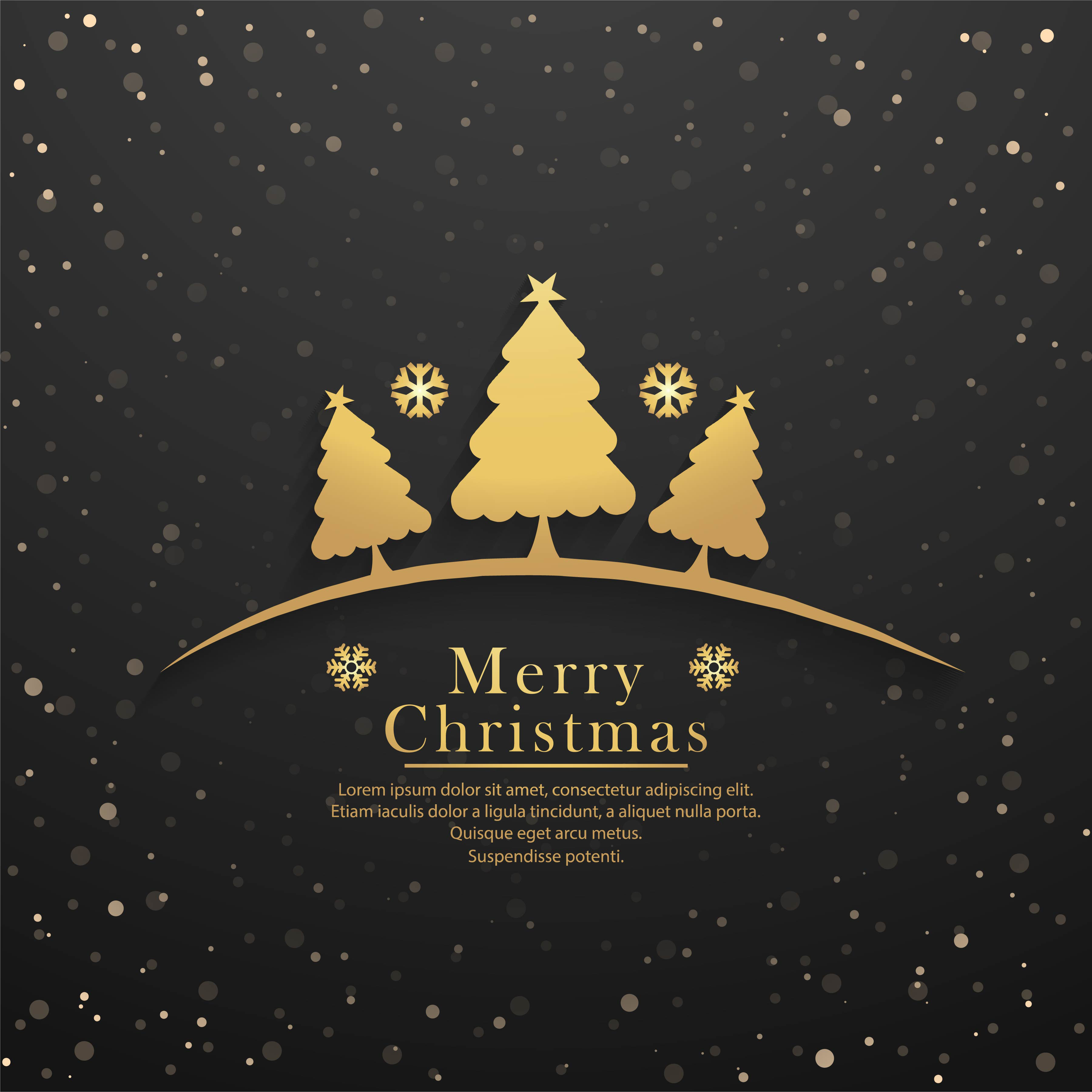 Beautiful merry christmas card background - Download Free ...