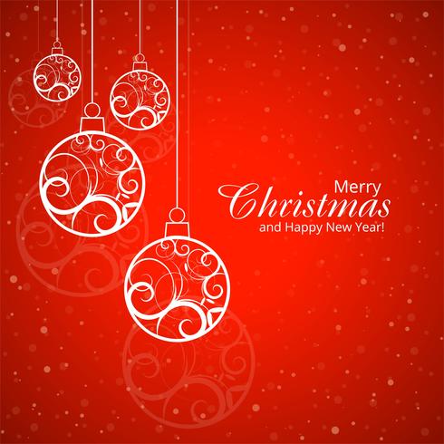 Modern merry christmas festival background vector