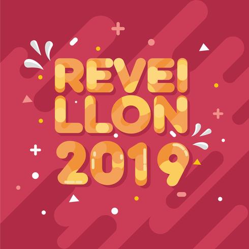 Vector de reveillon