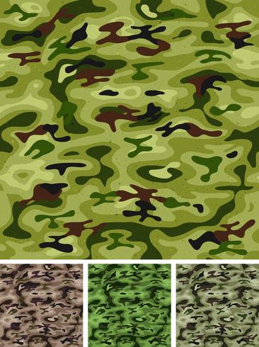 Camo sin costuras militar y caza vector