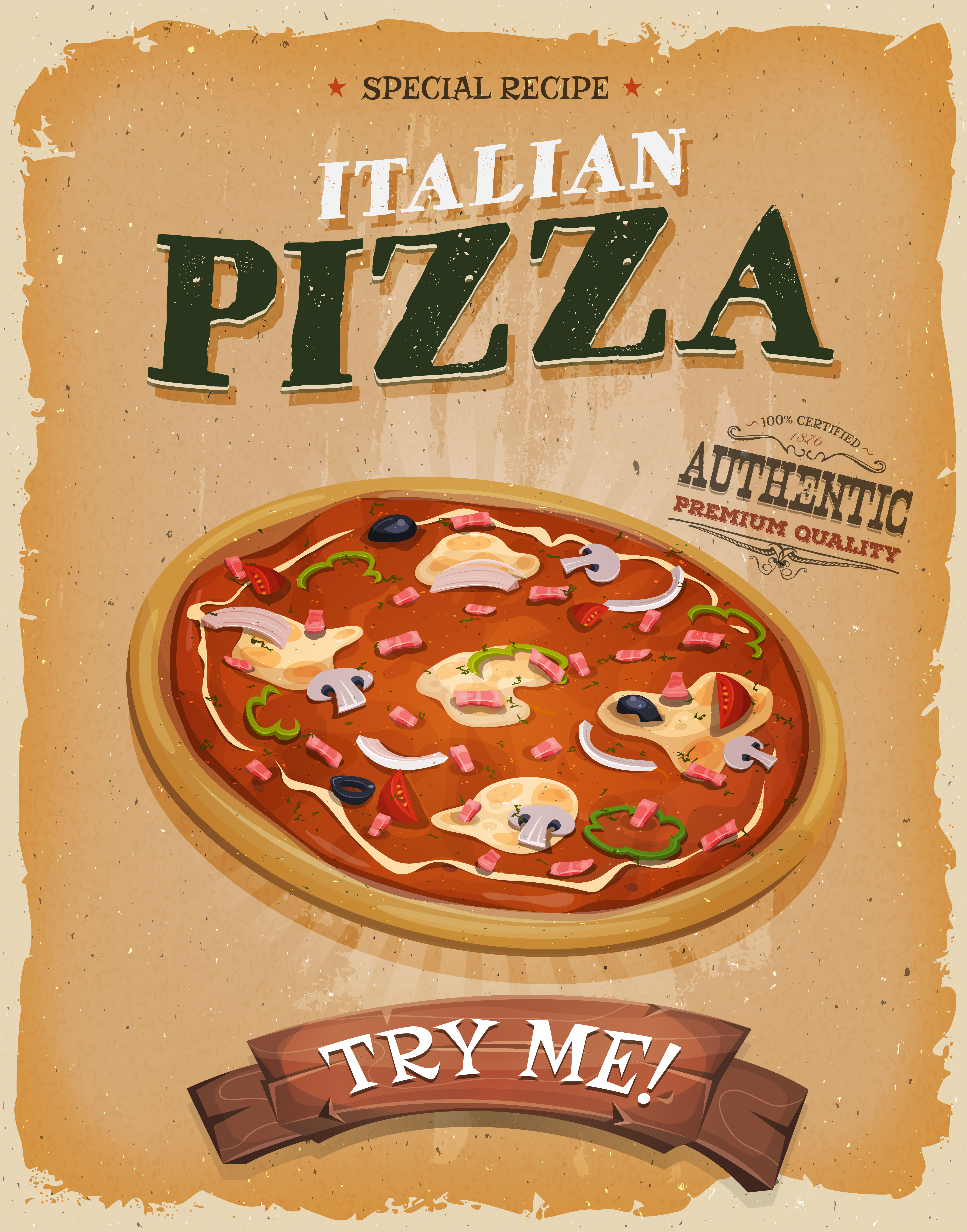 Pizzeria Poster 