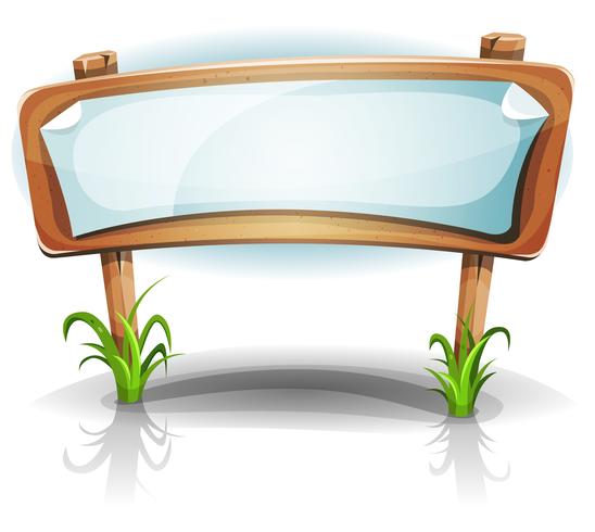 Summer Or Spring Country Wood Sign vector