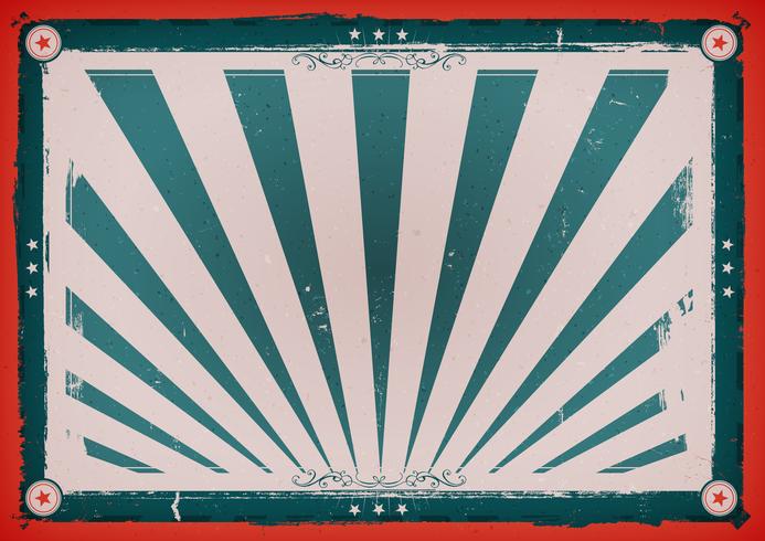 Independence Day Vintage Horizontal Poster vector