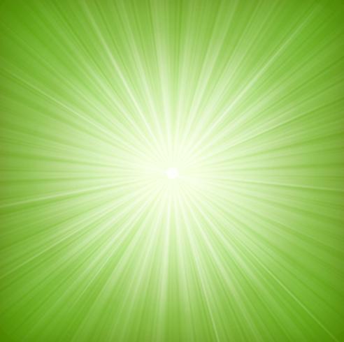 Elegante fondo verde starburst vector