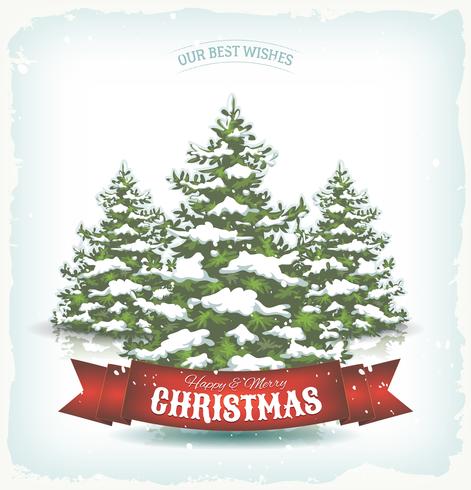 Vintage Christmas Background vector