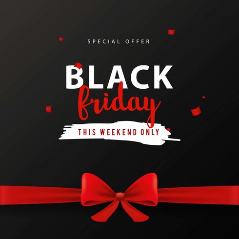 Black Friday Social Media Post vector