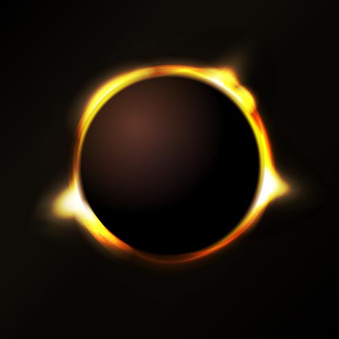 Solar Eclipse Background vector