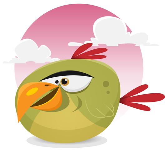 Toon Exotic Bird vector