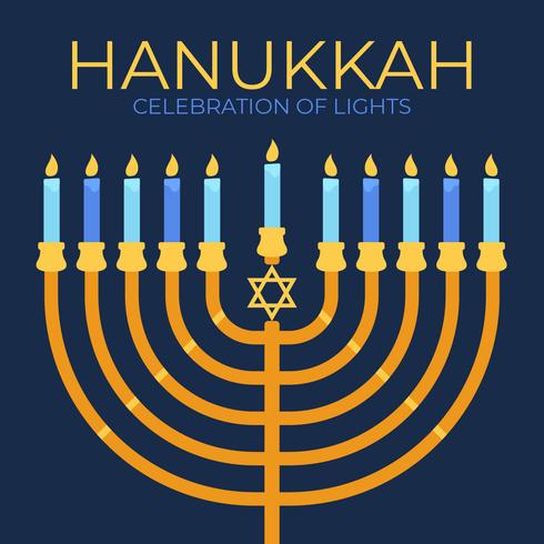Hanukkah Poster vector
