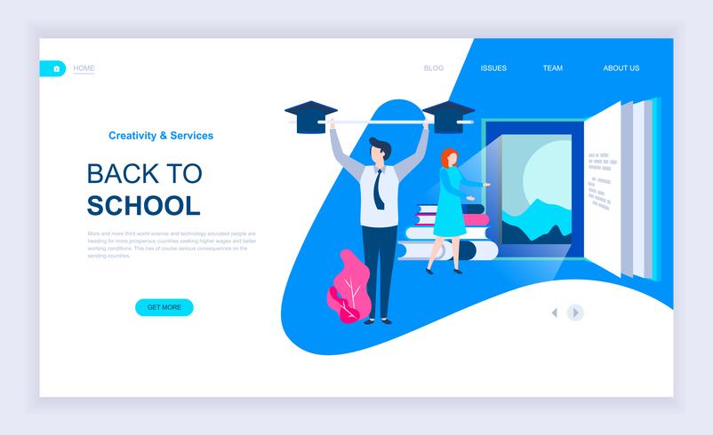 Back to School Web Banner vector