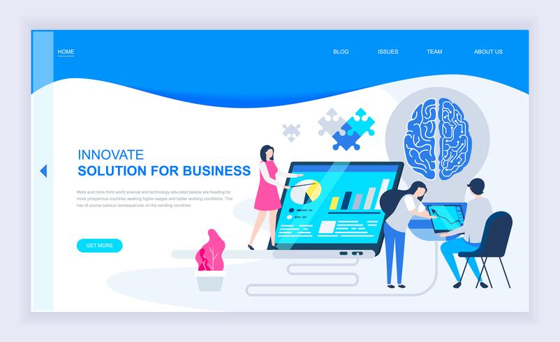 Business Innovation Web Banner vector