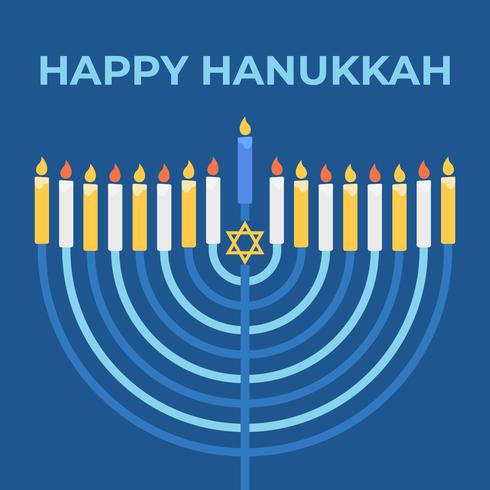 Happy Hanukkah vector