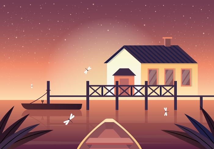 Vector  Landscape illustration