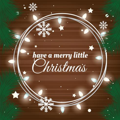 Vector Christmas Greeting Card Design