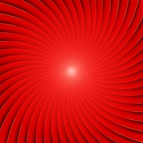 Resumen espiral rojo de fondo vector
