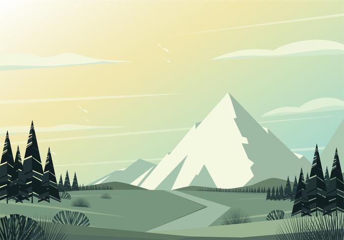 Vector paisaje ilustración