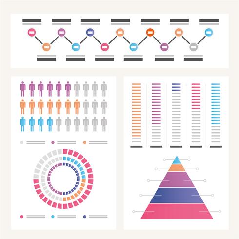 Vector ilustración infografía