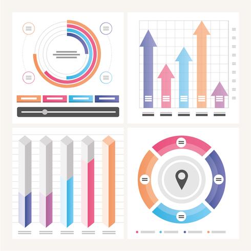 Vector ilustración infografía