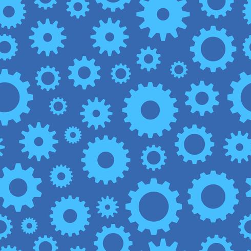 Cogs seamless pattern, technical background, illustration vector