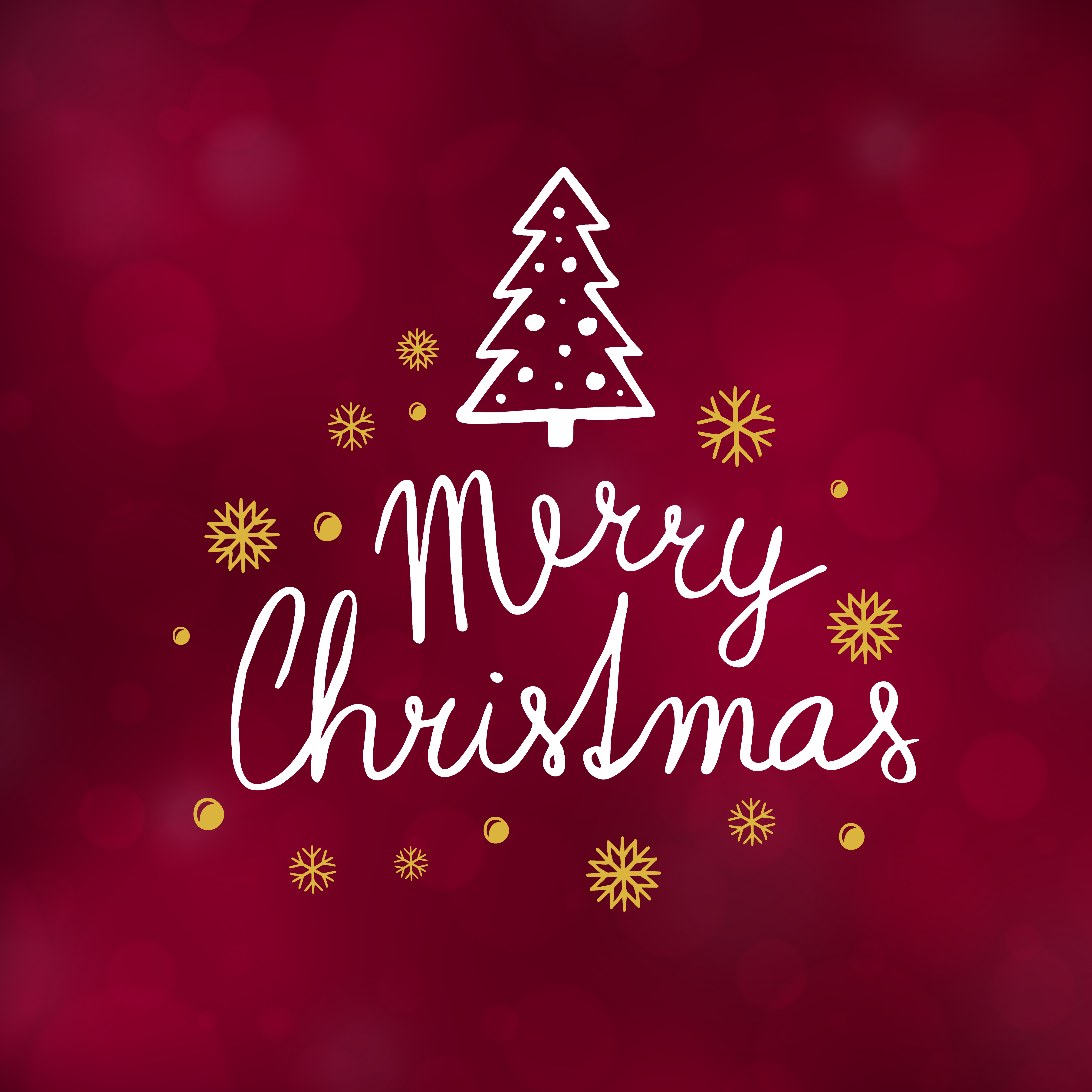 Merry Christmas typography design vector illustration 265912 Vector Art ...