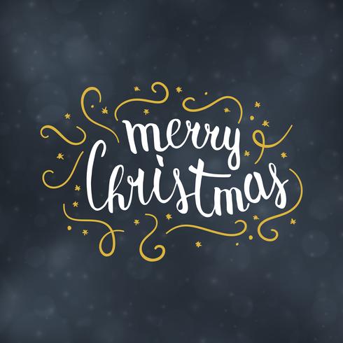 Merry Christmas typography design vector illustration