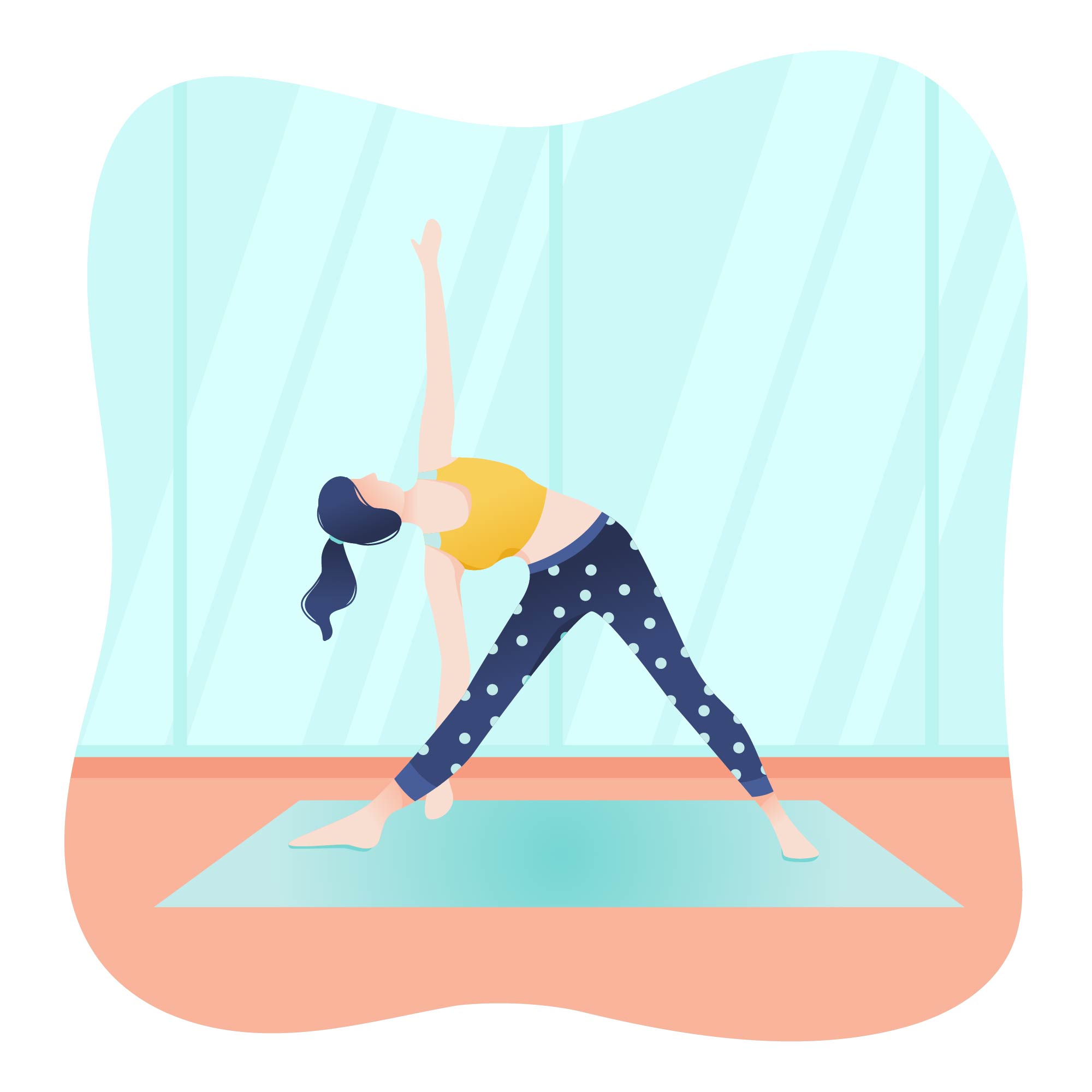 Download Yoga Class Vector - Download Free Vectors, Clipart Graphics & Vector Art