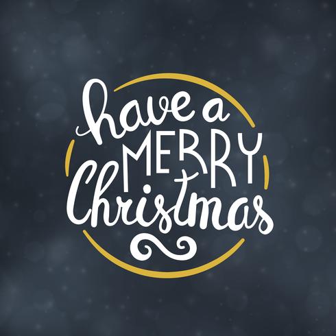 Merry Christmas typography design vector illustration