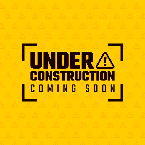 Under construction design, website development concept, illustration vector