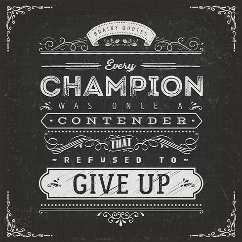 Business And Sport Motivation Quote Poster vector