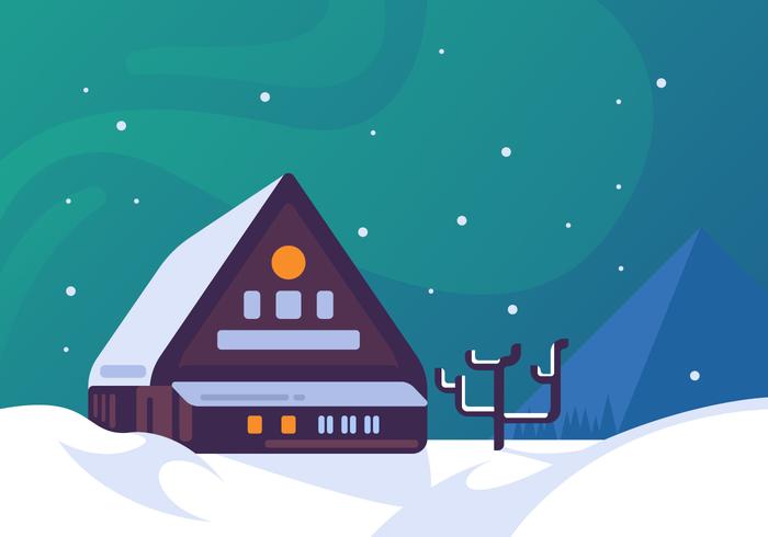 Awesome Winter Village Vectors